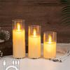 with Remote Control Electronic Candles Rechargeable Atmosphere Night Lamp  Home Decor