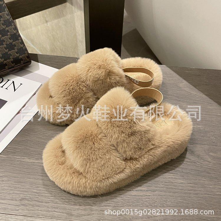 Dámské bavlněné pantofle se silnou podrážkou na podzim a zimu, nové párové bílé pantofle, nadýchané pantofle s měkkou podrážkou