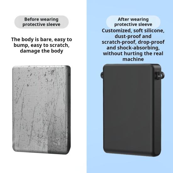 

Yousheng Instant Photo Printer Силіконова захисна кришка Ударостійка Ударостійка Спеціальна конструкція Просте встановлення Протектор футляра для фотопринтера фіолетовий