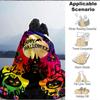 1pc Halloween Decorations Blanket Lightweight Flannel Blanket Throw Blanket For Sofa, Bed, Travel, Camping Yy2509026226