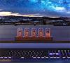 ClocTeck Nixie Tube Clock with Sync 16 Million Colors Retro Modern Wooden Digital Clock Wi-Fi & Customizable,