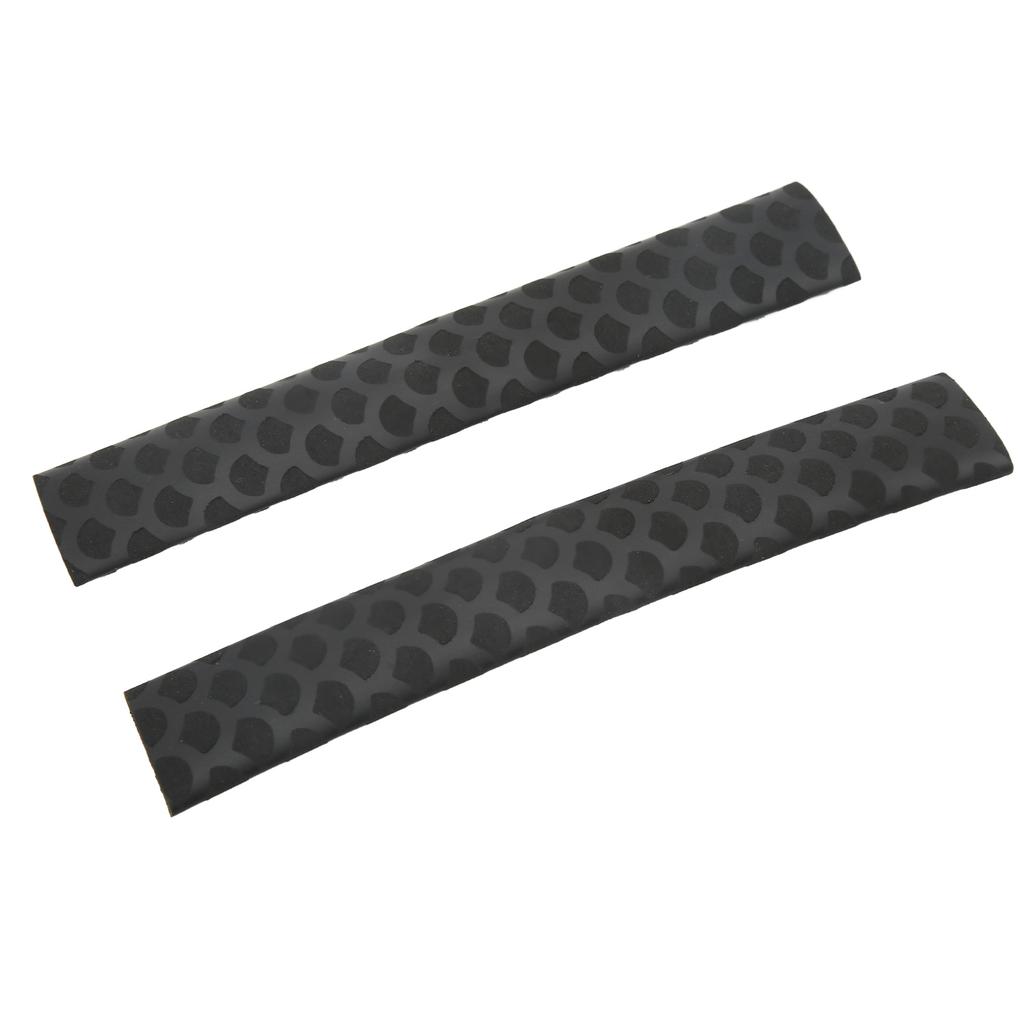 2 Stück Drumstick Griffe Matt Rutschfest Waschbar Fischschuppenmuster Drumstick Wrap Schwarz