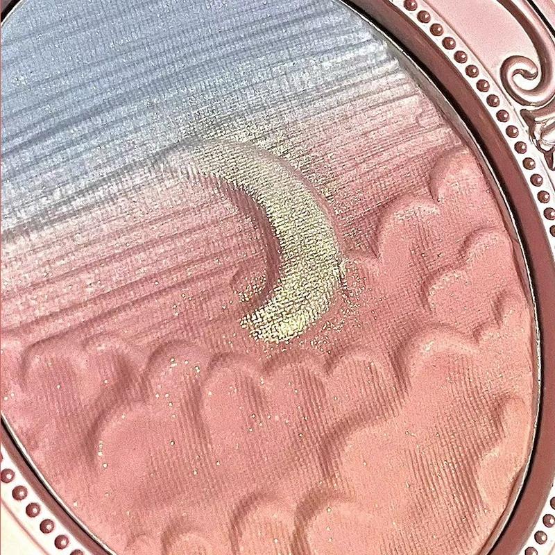 Colorrose Embossed Oil Painting Blush Genuine Goods 786 Pink Blue Expansion Color 89 Repair Chin Blue Chin Purple Highlight Cameo Brown