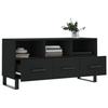 VidaXL Meuble TV noir 102x36x50 cm bois d'ingénierie 829061