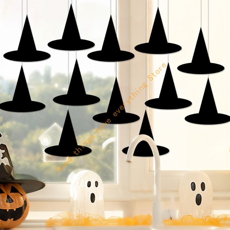 

55KF 12Pcs Halloweens Party Hanging Decorations Classical Paper Artwork For Indoors Outdoor Eerie Setups China Mainland