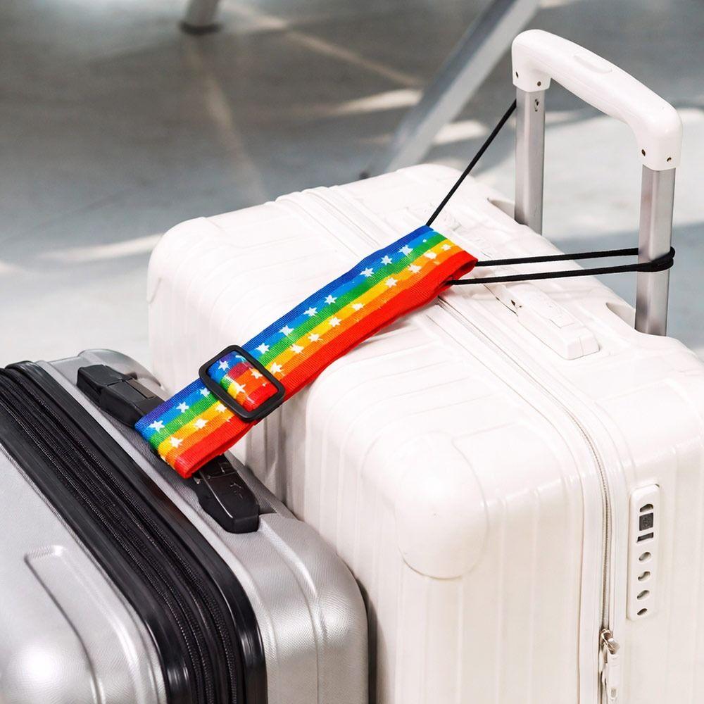 New Colorful Luggage Elastic Strap Reusable Adjustable Luggage Connector Straps Travel Suitcase Fixed Strap Luggag Accessories