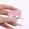Graduation Season Enamel Pin Flower Bachelor's Hat Trencher Cap Brooches Lapel Badge Jewelry Souvenir Gifts For Students Friends