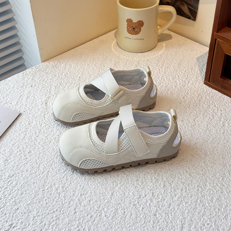 Girls' Ballet-Style German Training Shoes, New Spring/Summer Mary Jane Sneakers for Girls, Princess Shallow-Soled Baby Sandals