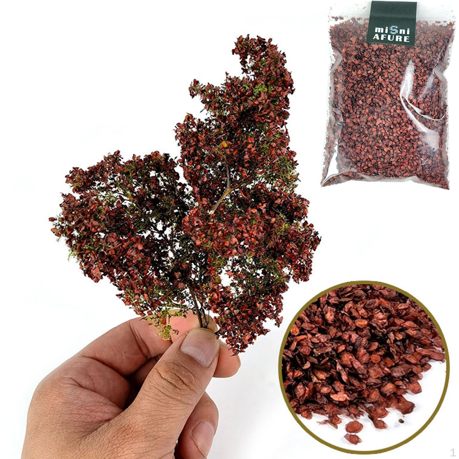 

Аксессуары для сцены Листья Микро Ландшафтные листья для поезда модели песочного стола, Коричневый