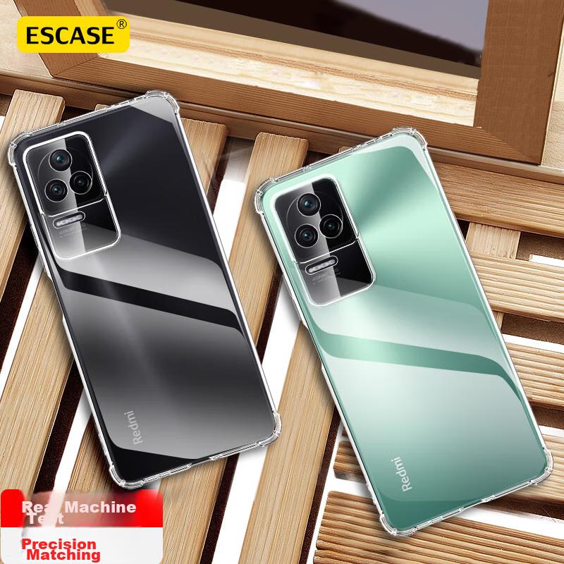 Redmi K40S Phone Case, Xiaomi Redmi K40s Protective Cover, Full Protection Airbag Shockproof Soft, ES-Ip9 Series Upgraded Version, Translucent White