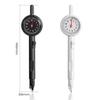 Push-Button Control Geometry Drawing Compass ABS Integrated Ruler Radius Pointer Compass  Exam Use