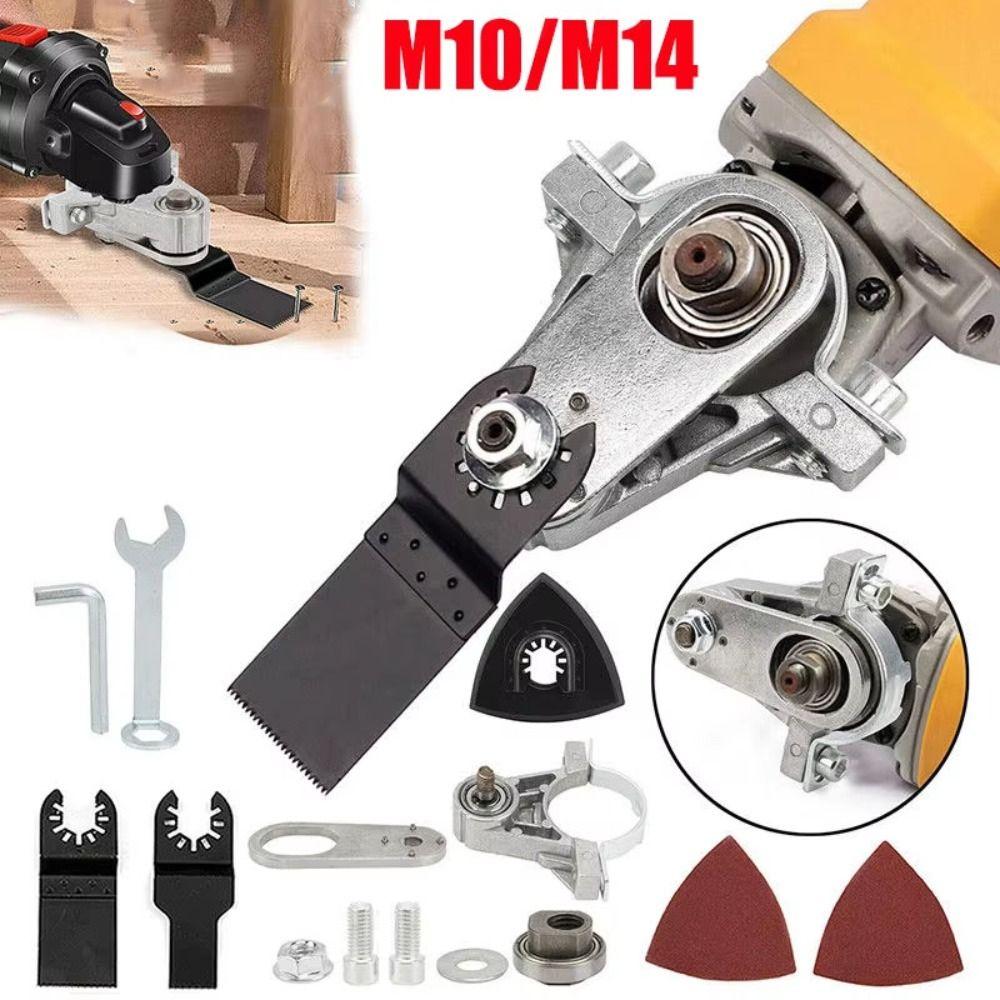 M10/M14 Thread M10 M14 Angle Grinder Accessory Triangular Sanding Pad Oscillating Tools Conversion Universal Heads Polishing