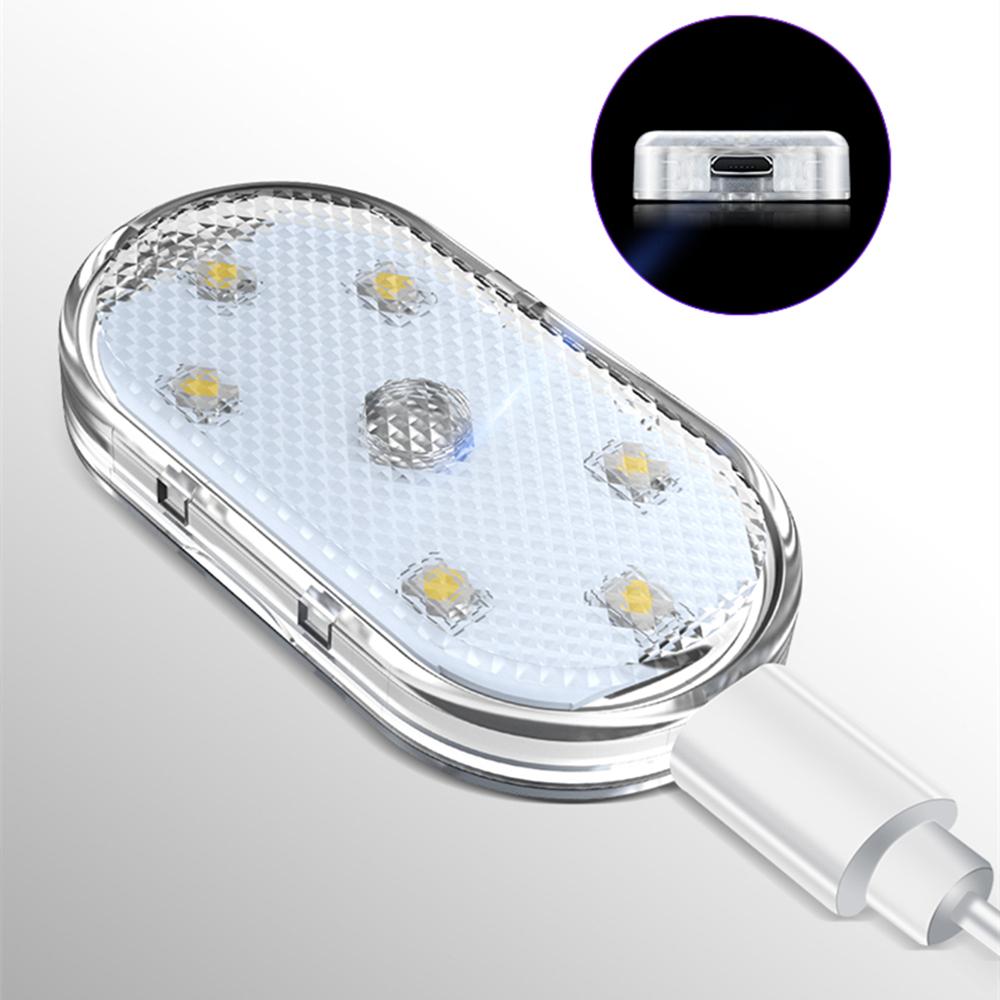 2PCS Magnet Light Indoor Car LED Ceiling Lamp Interior Touch LED Lighting Ceiling Light Car Roof Drop Lights Car Interior Lights