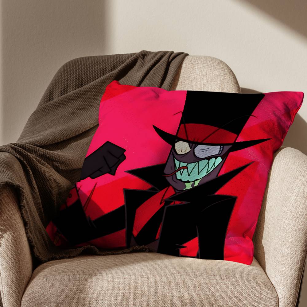 Dr Flugslys Villainous Black Hat Cushion Cover Suitable For Sofa Car Bedroom Office Cushions Decorative Pillow Case