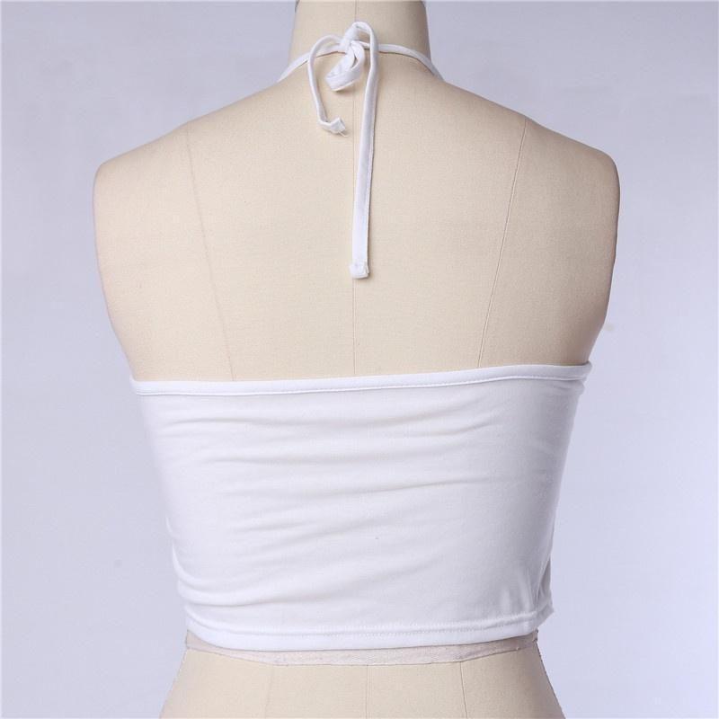 Women Fashion Sexy Black Summer Cotton Casual Suspenders Vest Top With Adjustable Fit