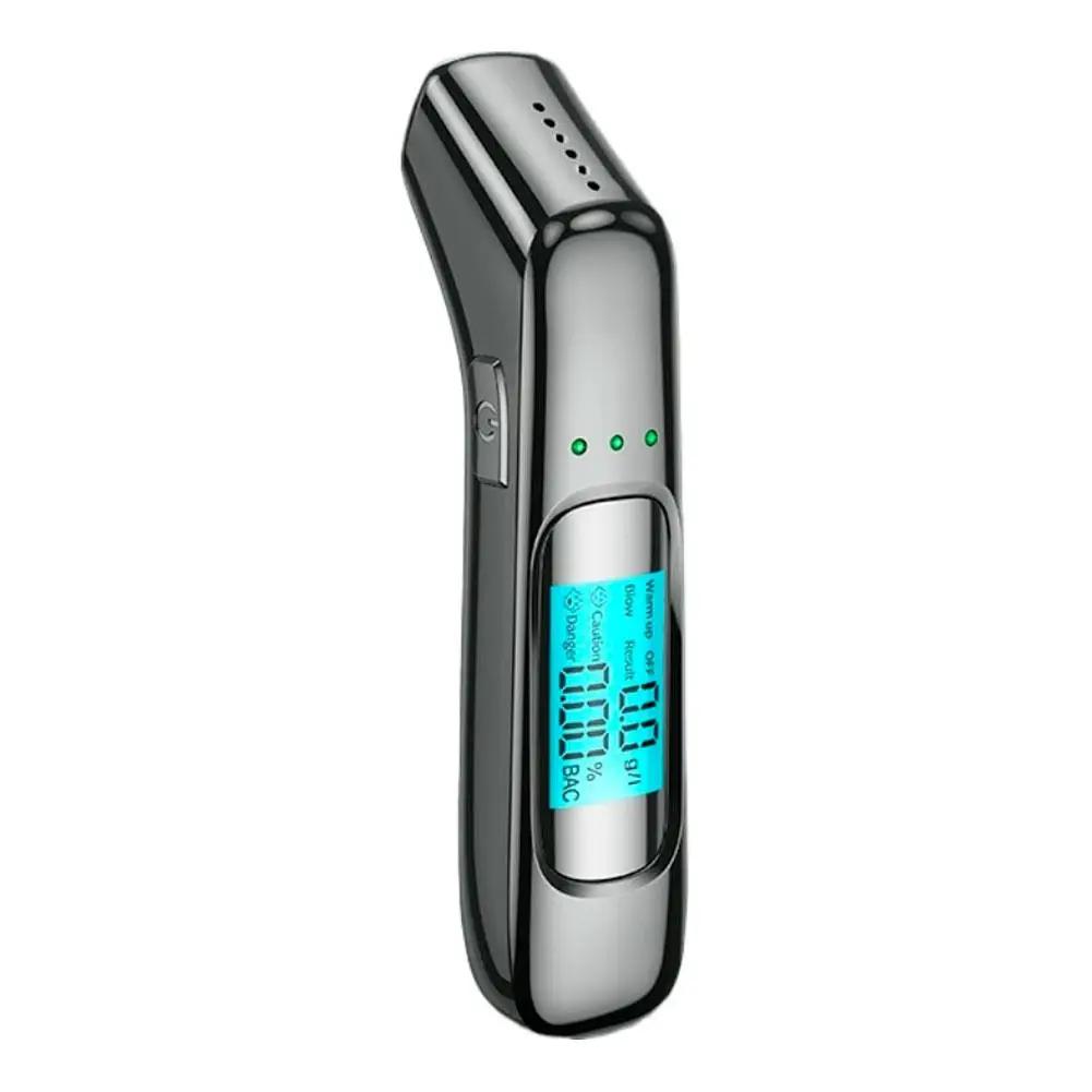Non-contact Alcohol Tester High Precision Breathalyzer USB Portable Alcometer Display Digital Alcohol LCD Recharge G9D5