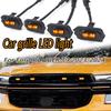 Amber White for Ford Ranger Wildtrack T9 2023 2024 2025 Car Front Grille LED Light Modified Vehicle Daytime Running Lamp