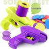 Carrot Gun Toy: EVA Soft Bullet & Frisbee Launcher for Kids