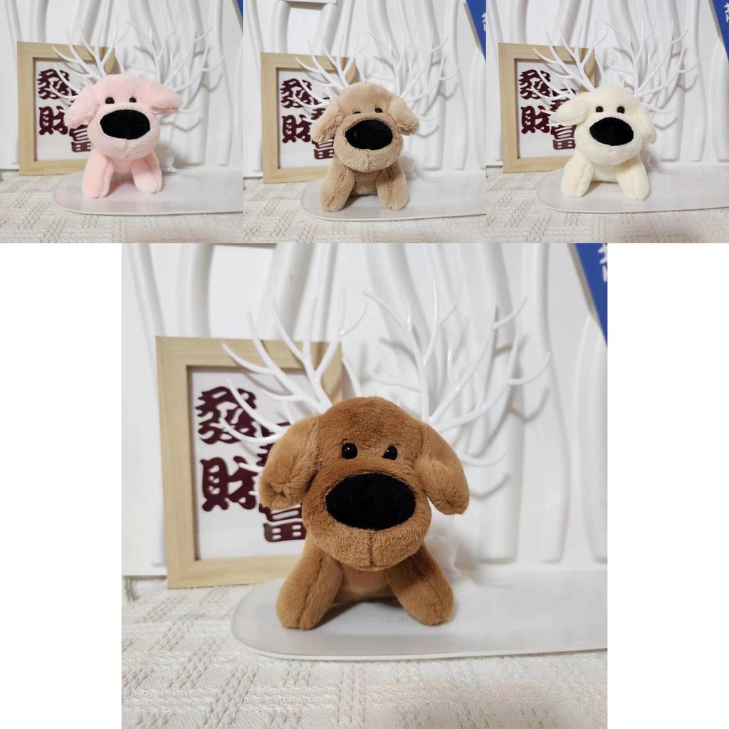 Cachorrinho Fofo Adorável Chaveiro Desenho Animado Crianças Decoração Mochila Pelúcia Chaveiro Boneca
