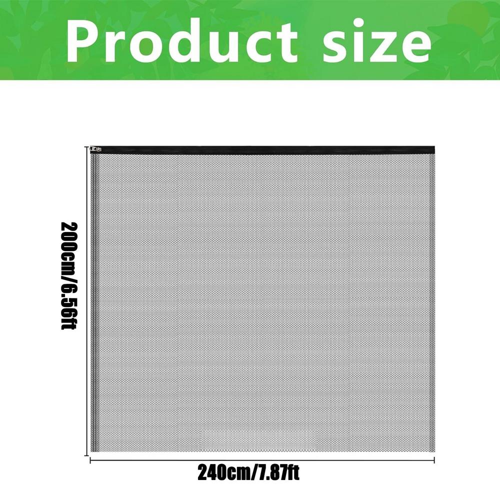 Large Fruits Tree Netting Cover with Zipper and Drawstring Garden Insect Netting Transparent Bird Plant Barrier Mesh Screen