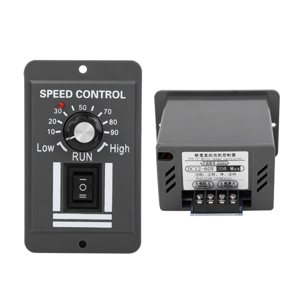 DC12-60V Input Electric Motor Speed Regulator PWM Motor Speed Controller Industrial Automation