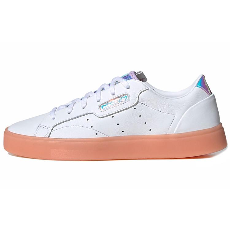 (WMNS) adidas Sleek White Coral Iridescent Women s FW3718 EU 37⅓