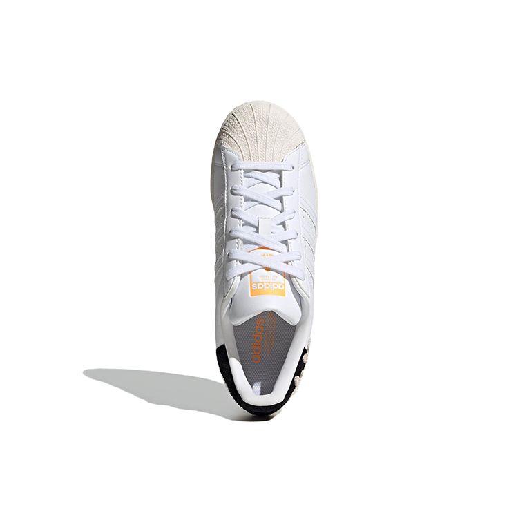 Adidas Superstar Floral Patches - White Flash Orange Women Sneakers Cloud-White Core-Black GZ0864