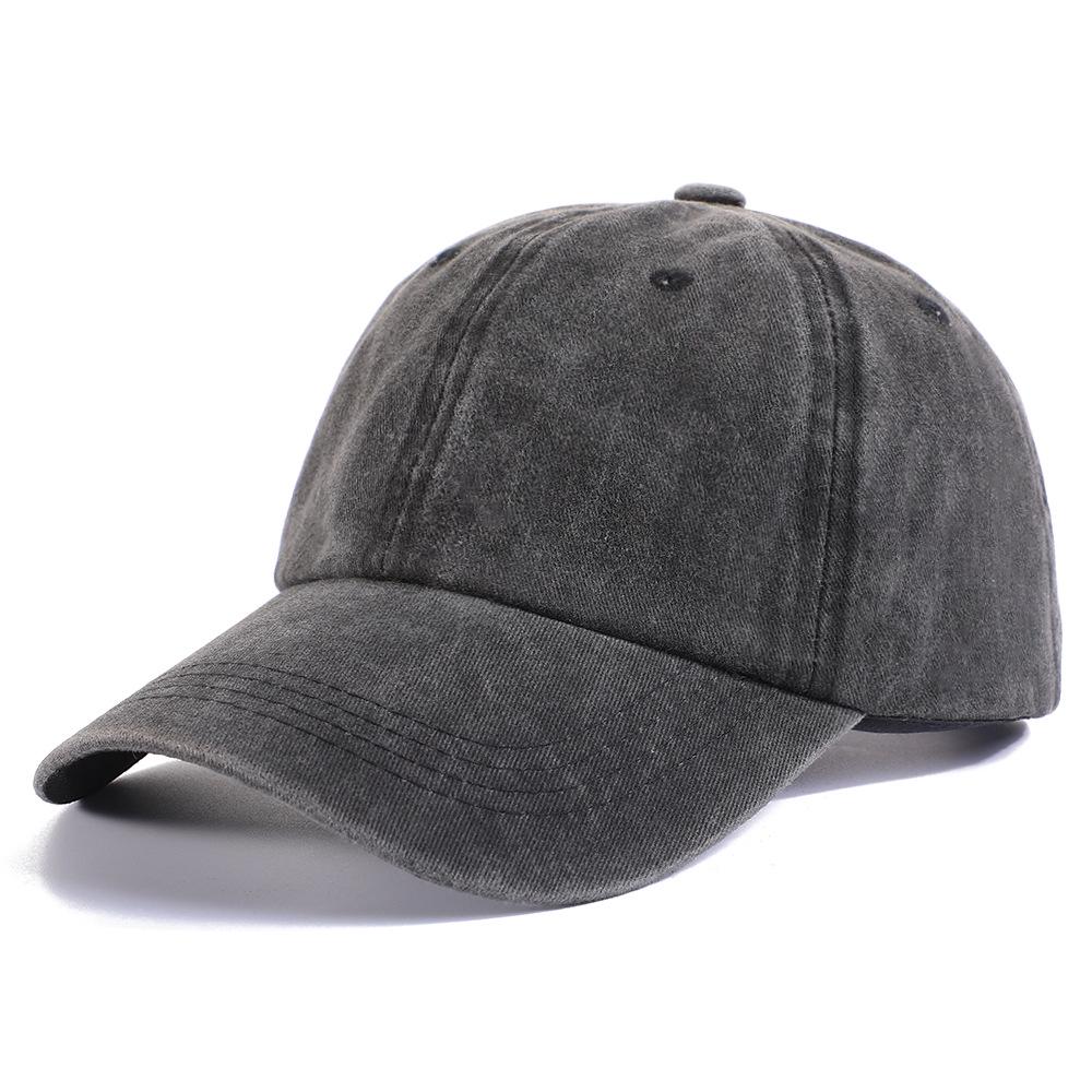 Korean Style Men's and Women's Large Head Baseball Cap for a Slimmer Face - High-End Custom Design