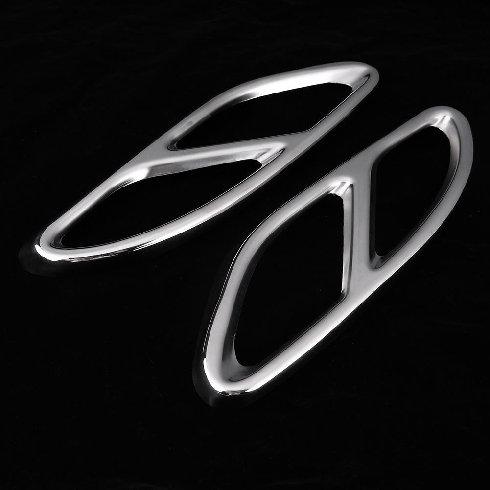 1 Pair Exhaust Muffler Tail Pipe Cover Trims for Mercedes Benz GLC C E class C207 Coupe 14 17