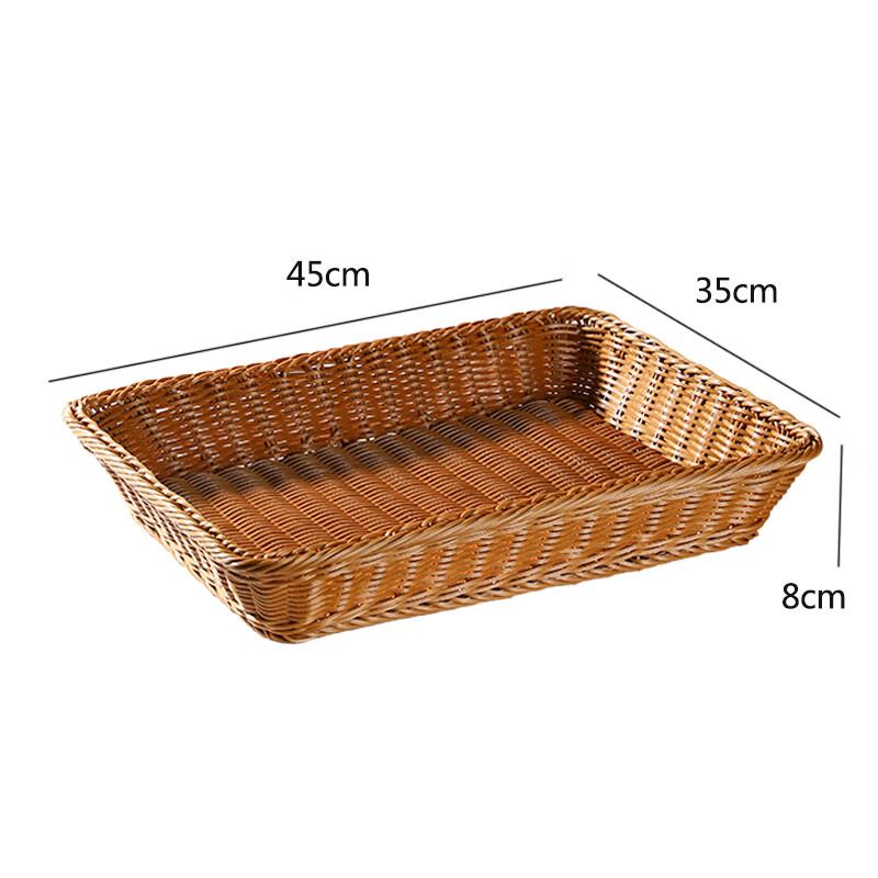 Imitation Rattan Display Basket