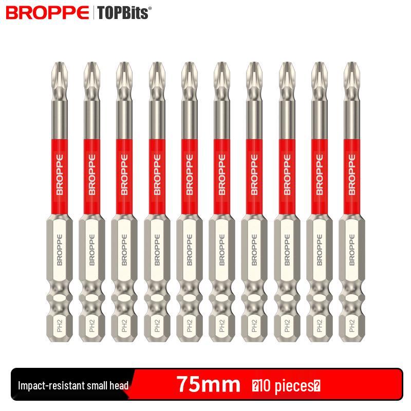 High Torque Phillips Head Bit Set: Shock-Resistant, Strong Magnet, High Hardness, for Electric Screwdrivers & Hand Drills.