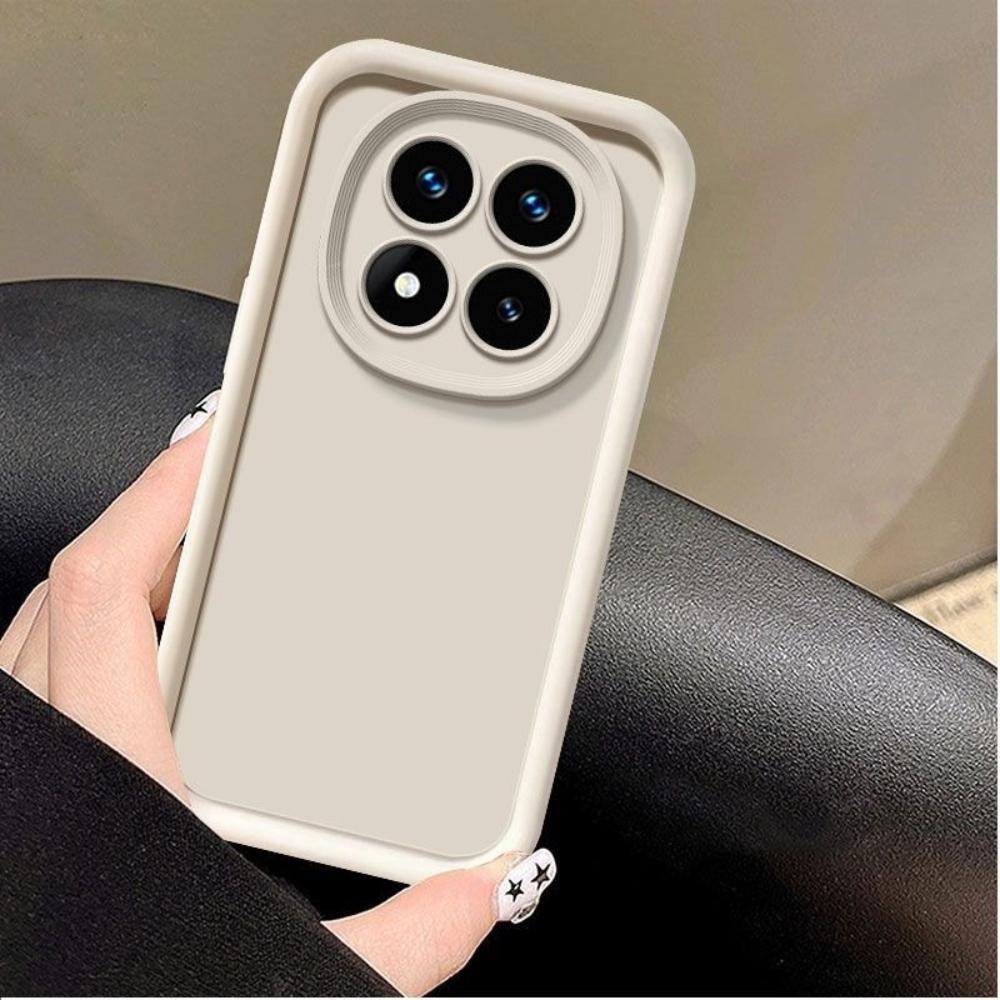 Fashion Minimalism Pure Color Soft TPU Case For Redmi Note 15 Pro Plus 14 Pro Skin-friendly Camera Full-protect Shockproof Cover