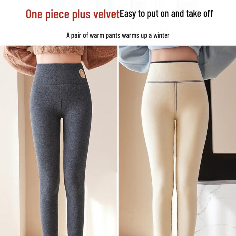 LangSha Women's 800g Extra Thick Fleece-Lined Thermal Pants