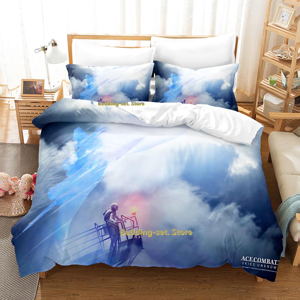 Western Style Bedding Set Sea Turtle Bedlinen White Quilt Set with Pillow Cover Super King Beds 3d Comfortable Thick Bedclothes