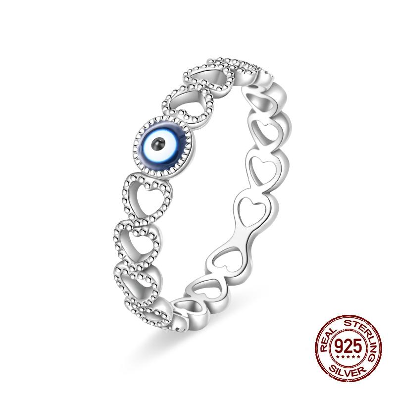 

Rings copper Color Zircon Evil Eyes Palm Size 69 Daily Wear Ring Ideal For Women Man Fine Cool Party Jewellery Amulet Birthday Gift 9