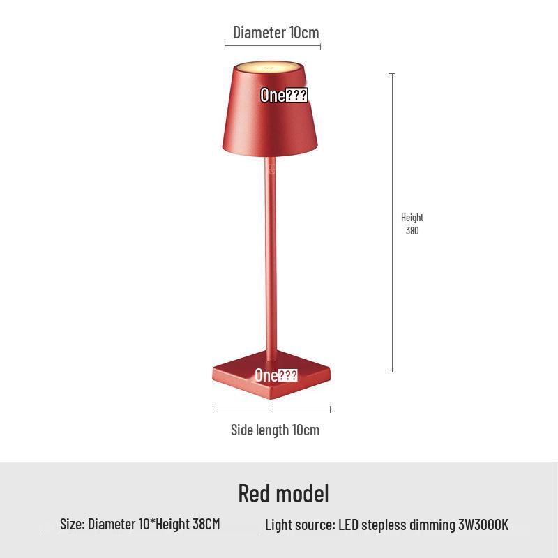 All-Aluminum USB Touch Bar Lamp: Modern Minimalist Night Light for Home or KTV