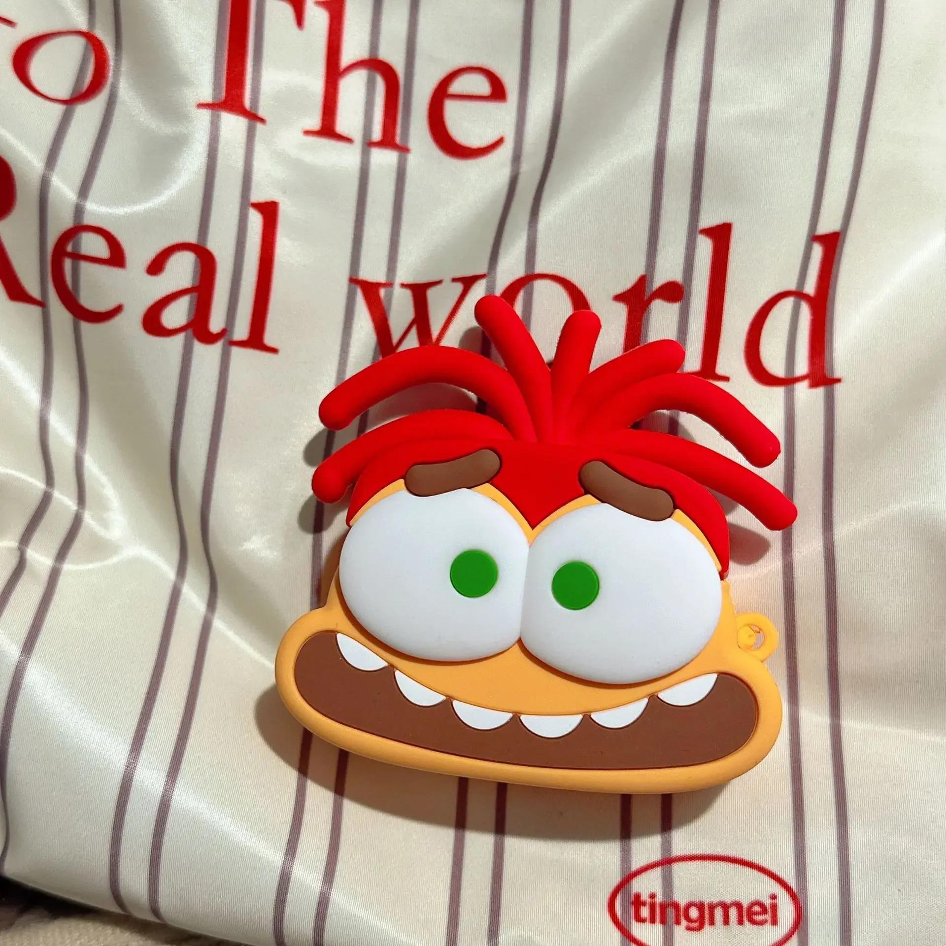 

Силіконовий чохол для навушників Inside Out 3D Cartoon Toy For Airpods Pro 2 Case For Girls Kis Boys Funda for airpods 4 2024