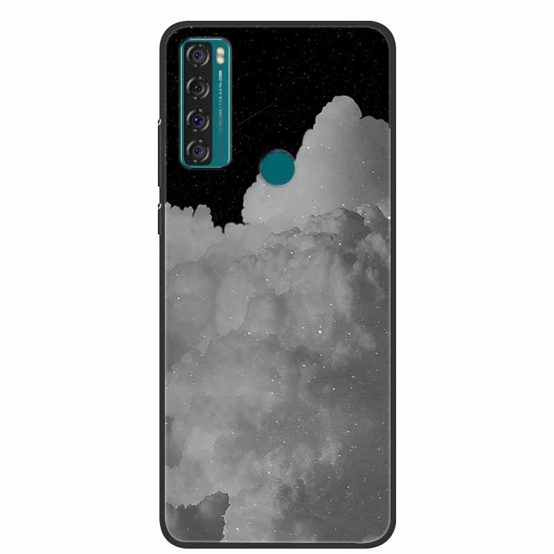 Case For TCL 20 SE Luxury Silicone TPU Soft Phone Cover For TCL 20 SE Case T671H 6.82" Funda Animal Capa Cute Shockproof Coque
