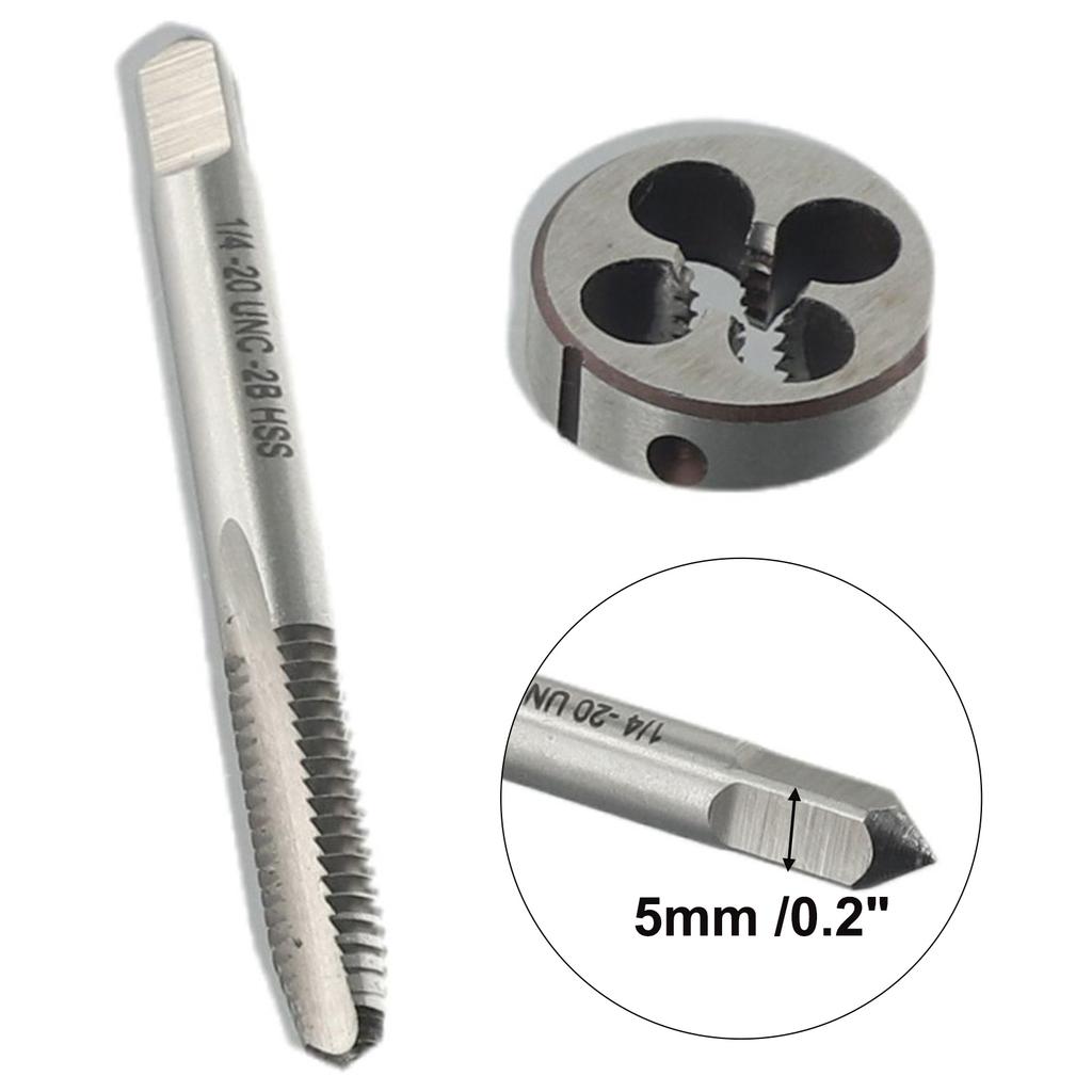 Die Tap High Speed Steel Machine Right Hand Thread Tap \"-20 1/4\"-20UNC For Muzzle Work High Quality Pratical