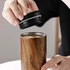 High End Coffee Cups Exquisite Insulated Water Cup Wooden Grain Outdoor Portable Portable Cup Water Bottle Coffee Mug