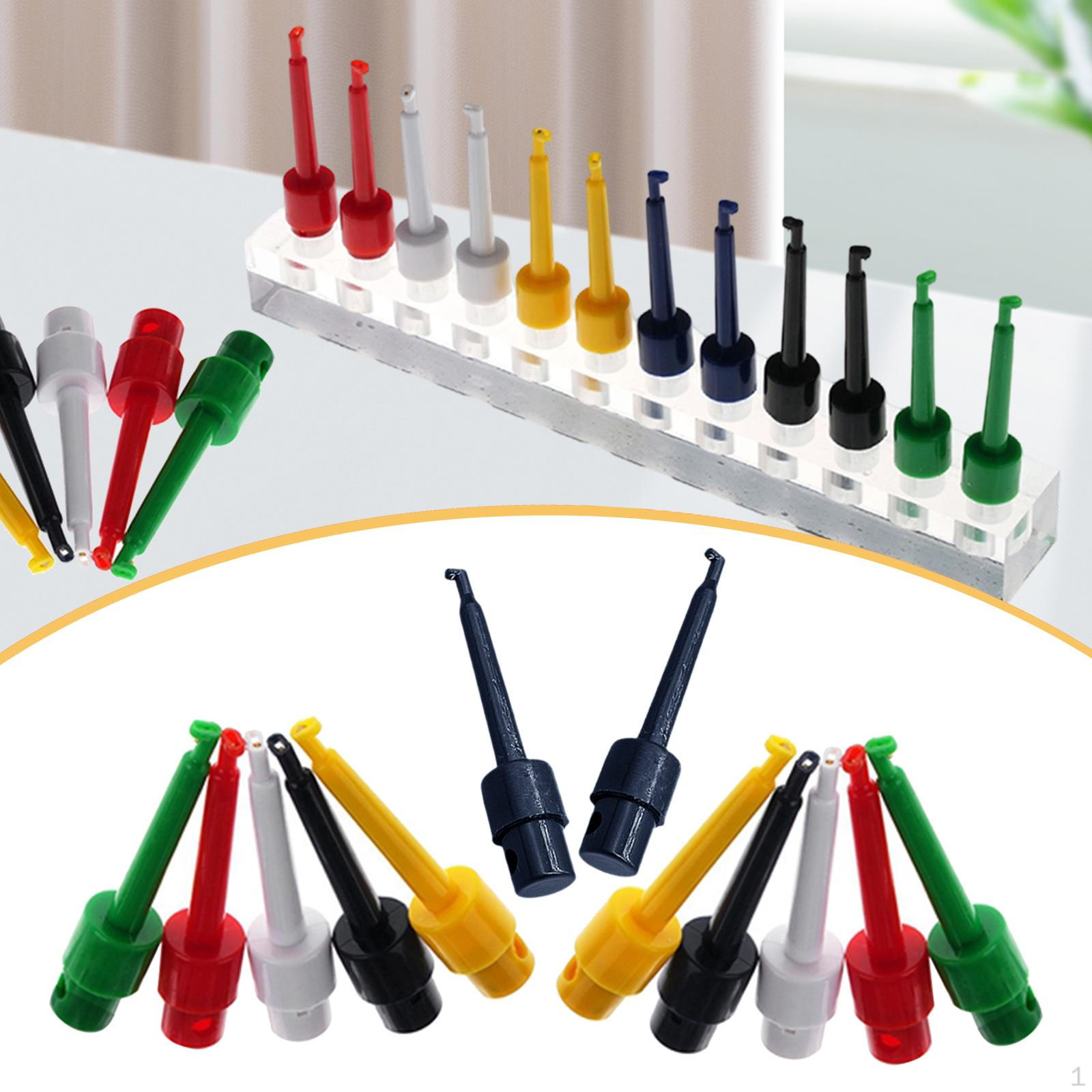 

12x Fishing Lure Display Clips Portable Alloy Accessories Holder Racks