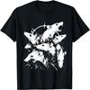 Medieval Rat King Gothic Plague Horror Occult Macabre Art T-Shirt