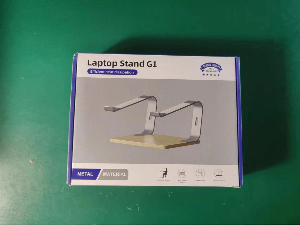 Portable Aluminum Laptop Stand with Heat Dissipation for Desk