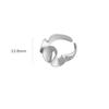 Niche Wave Skirt Ring Minimalist Blogger-Approved Open Finger Ring Stylish Unique Design Statement Jewelry for Women