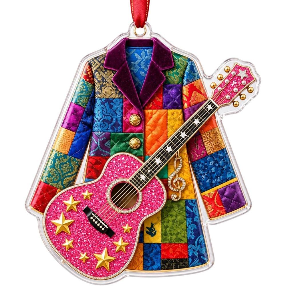 Acrylic Dolly Christmas Ornament Lightweight Xmas Tree Hanging Decor Christmas Party Decor