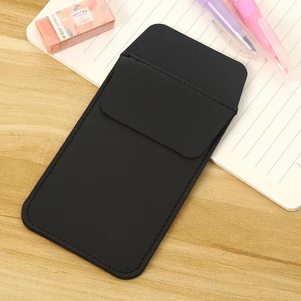 Hot Double-Layer PU Leak-Proof Pen Portable Useful Pouch Pocket Protector Pencil Case Doctors Nurses Accessories Office Supplies