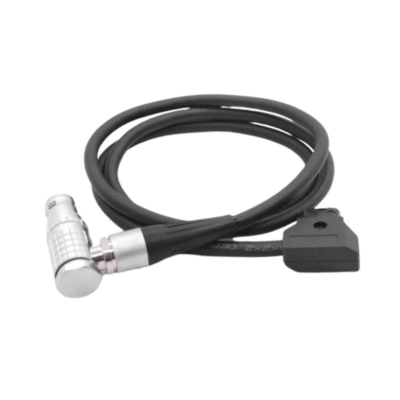 D Tap to 2B 8 Pin Right Angle Female Power Cable for  Amira Camera Battery Conversion Cable Accessories 60cm