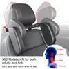 360 Degree Adjustable Car Headrest Pillow U-Shaped Car Seat Pillow for Kids Adults Car Travel Sleeping Head Neck Body