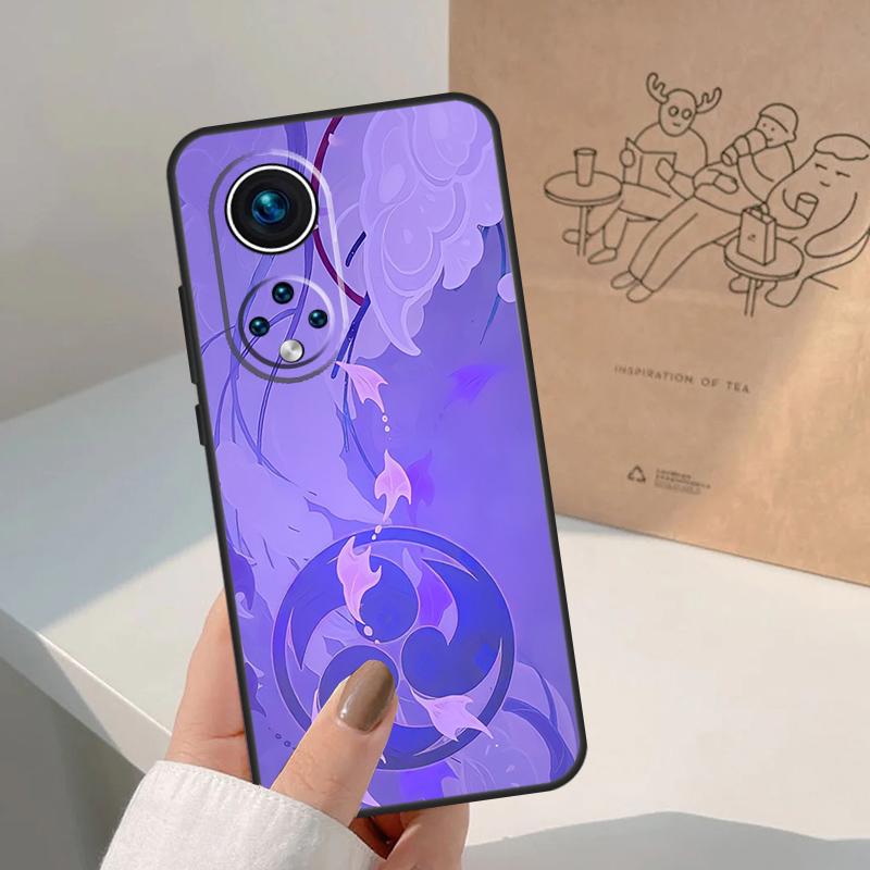 

Чехол Genshin Impact Райдэн Сёгун для Honor Magic 8 Pro 5 6 7 Lite Honor 400 200 Pro X9c X9b X9a X8a X8b 50 70 90 For Honor 50