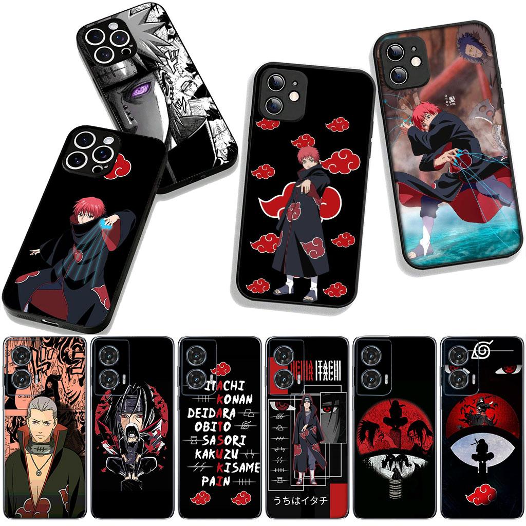 Sasori Narutos Itachi Pain Akatsuki Phone Cover for Apple iPhone 16 15 14 Plus 13 12 Mini 17 Pro Max + ProMax 16E Air Case